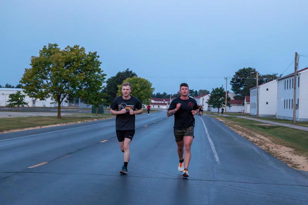 181st MFTB Soldiers Participate in 9/11 Memorial Run