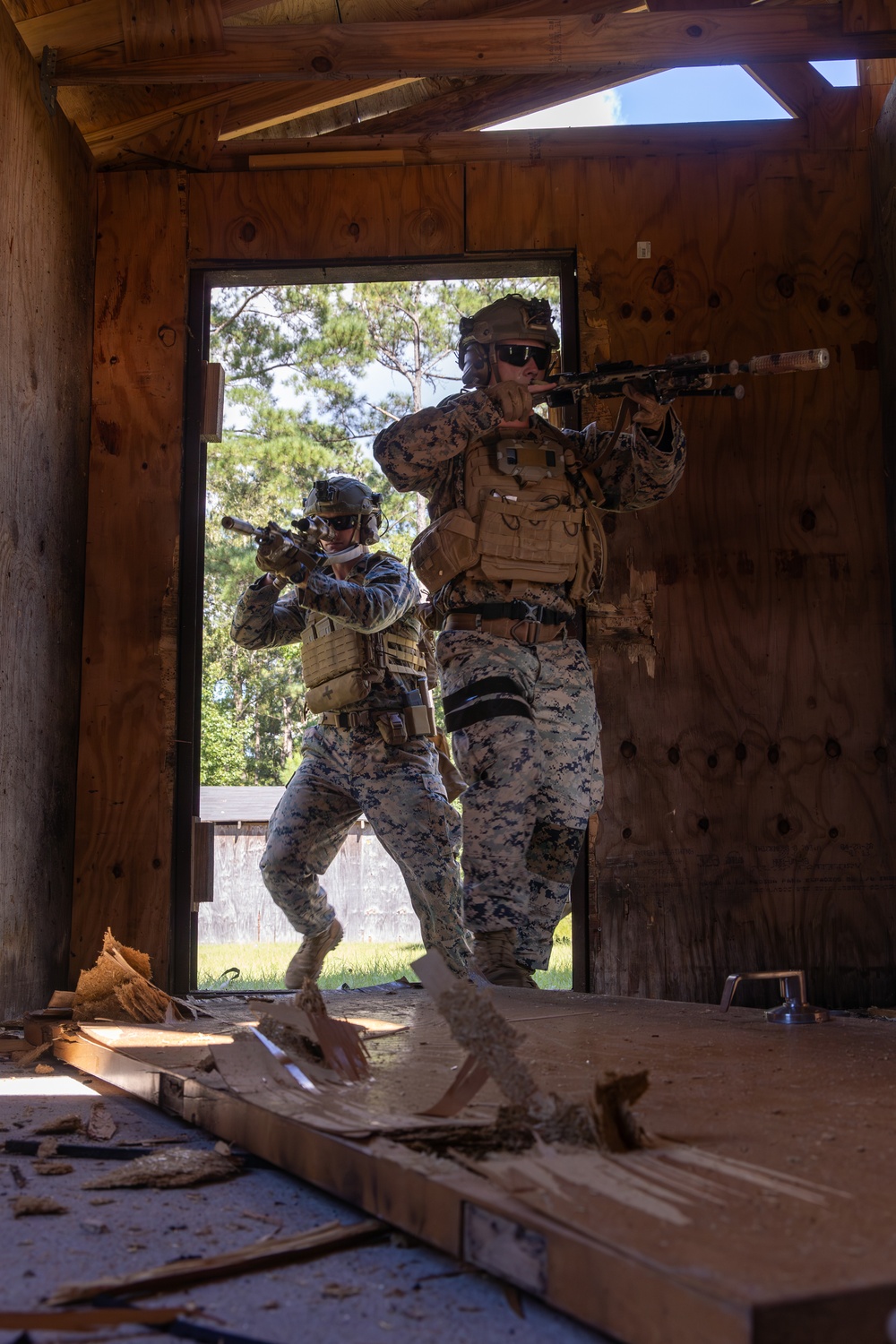 2nd Battalion, 2nd Marines refine breaching skills on demolition range