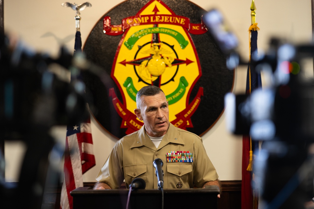 NC Governor Josh Stein's First Visit to Camp Lejeune