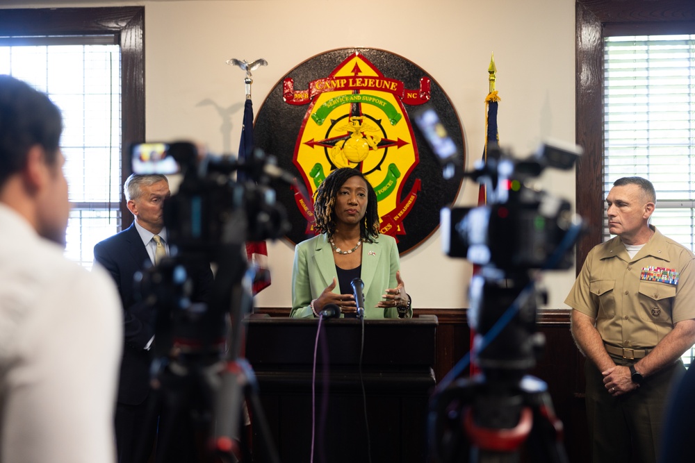 NC Governor Josh Stein's First Visit to Camp Lejeune