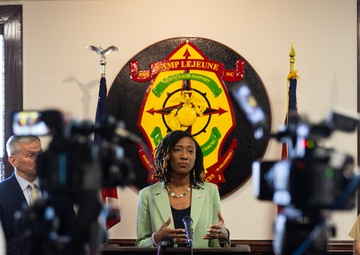 NC Governor Josh Stein's First Visit to Camp Lejeune