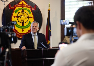 NC Governor Josh Stein's First Visit to Camp Lejeune