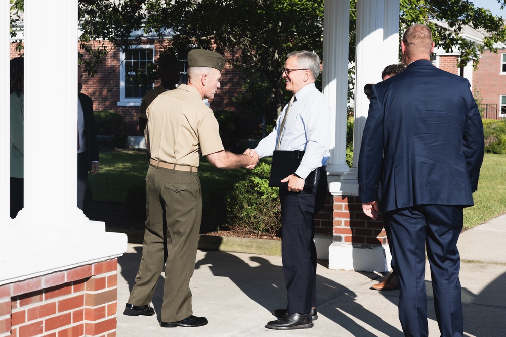 NC Governor Josh Stein's First Visit to Camp Lejeune