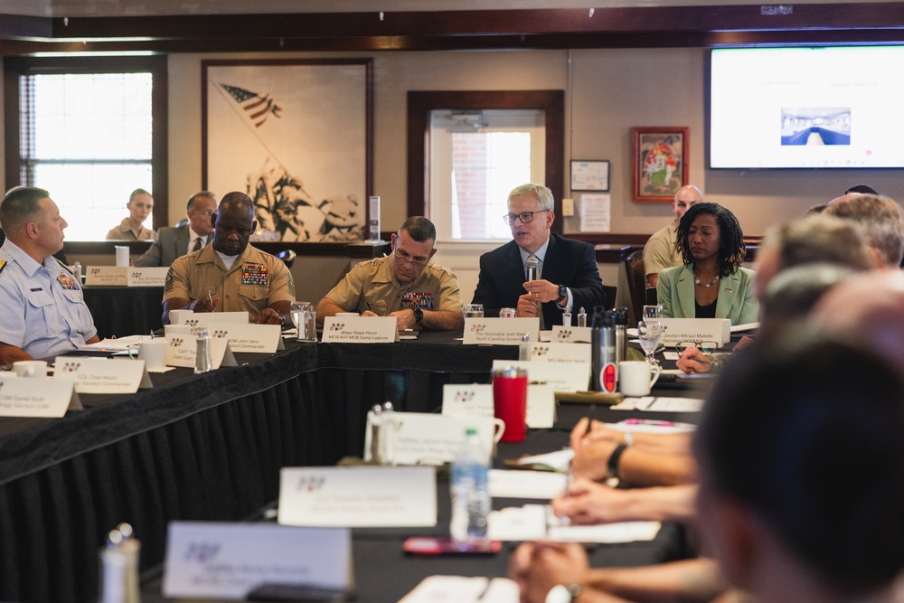 NC Governor Josh Stein's First Visit to Camp Lejeune