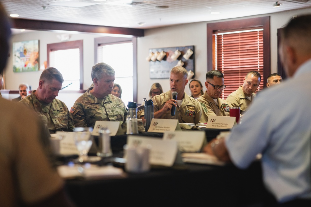 NC Governor Josh Stein's First Visit to Camp Lejeune