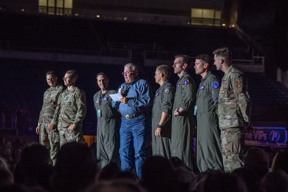 114th Fighter Wing conducts flyover for South Dakota State University Jacks Bash