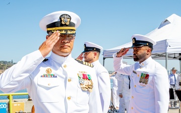 Commander, Submarine Squadron 11 holds Change of Command