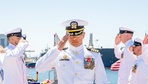 Image 20: Commander, Submarine Squadron 11 holds Change of Command