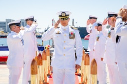 Commander, Submarine Squadron 11 holds Change of Command