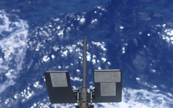 Coast Guard Cutter Mohawk conducts gunnery exercise in the Caribbean Sea