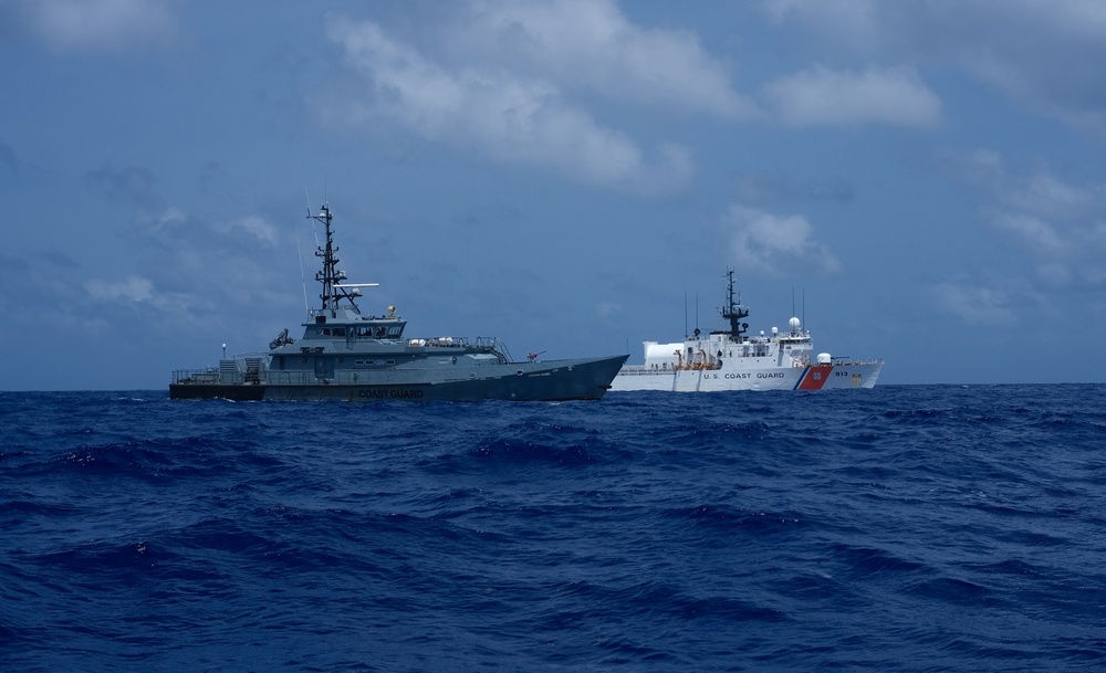 US Coast Guard, Jamaica Defence Force crews counter illicit activity in the Caribbean Sea
