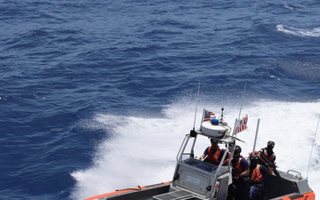 Coast Guard utilizes newest over-the-horizon cutter boat for pursuit training