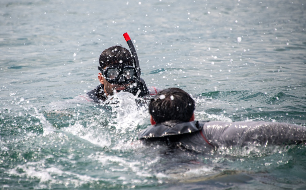 USS America (LHA 6) Conducts Search and Rescue Exercise in Sasebo, Japan