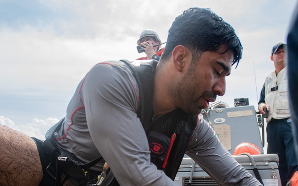 USS America (LHA 6) Conducts Search and Rescue Exercise in Sasebo, Japan