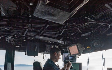 USS America (LHA 6) Departs Sasebo