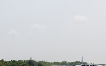 ‘First’ for Super Garuda Shield: C-130 lands at Gatot Sobroto Airfield