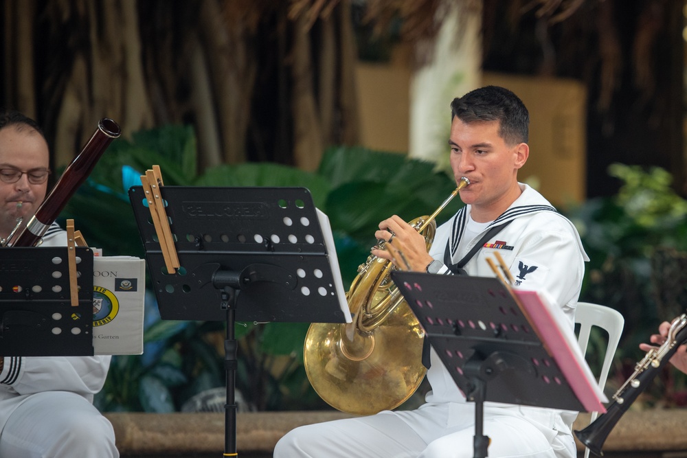 MU2 Kadin Delabarrera performs at the Hale Koa Hotel