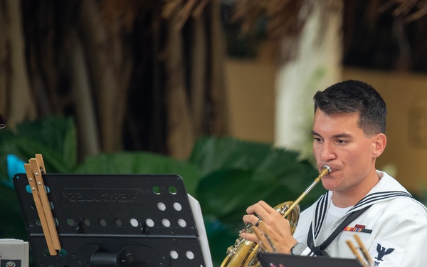 MU2 Kadin Delabarrera performs at the Hale Koa Hotel