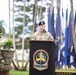 402nd AFSB commander Col. Courtney Sugai relinquishes command to Col. Matthew Amsdell in change of command ceremony