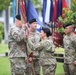 402nd AFSB commander Col. Courtney Sugai relinquishes command to Col. Matthew Amsdell in change of command ceremony