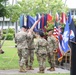 402nd AFSB commander Col. Courtney Sugai relinquishes command to Col. Matthew Amsdell in change of command ceremony