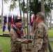 402nd AFSB commander Col. Courtney Sugai relinquishes command to Col. Matthew Amsdell in change of command ceremony