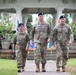 402nd AFSB commander Col. Courtney Sugai relinquishes command to Col. Matthew Amsdell in change of command ceremony