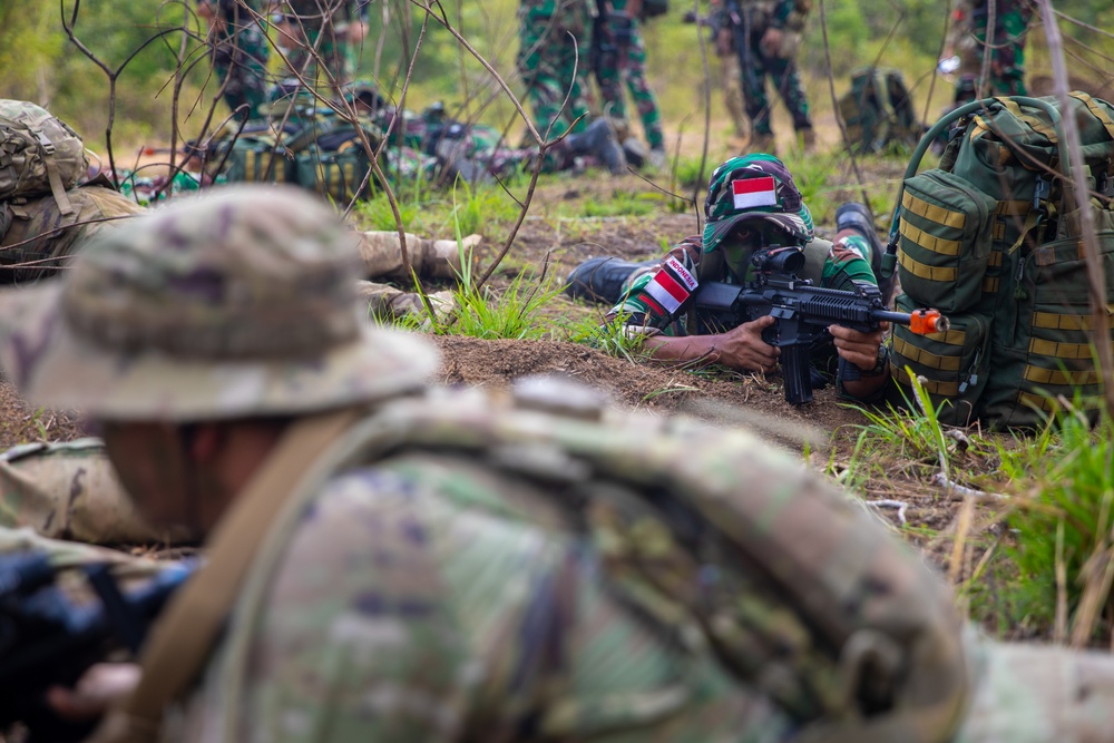 Garuda Shield holds it's annual exercise between the Indonesian National Armed Forces and U.S. Military