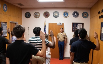 SMMC Ruiz visits Atlanta Marines