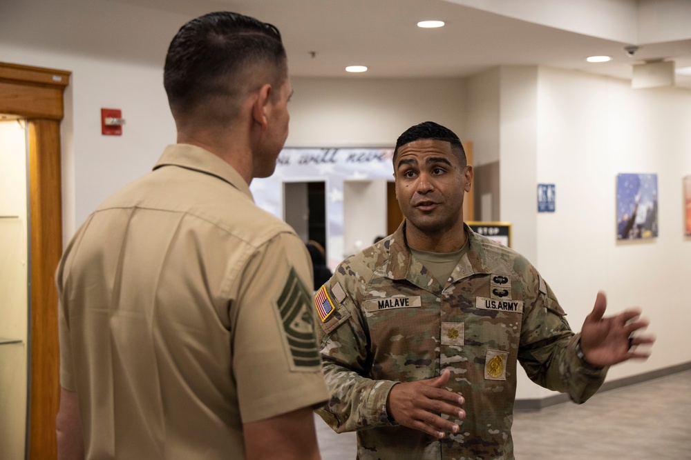 SMMC Ruiz visits Atlanta Marines