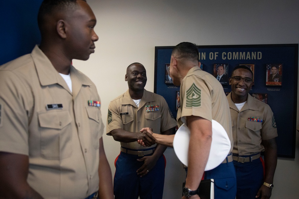 SMMC Ruiz visits Atlanta Marines