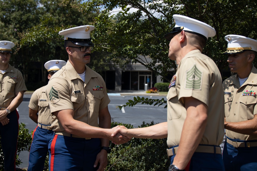SMMC Ruiz visits Atlanta Marines