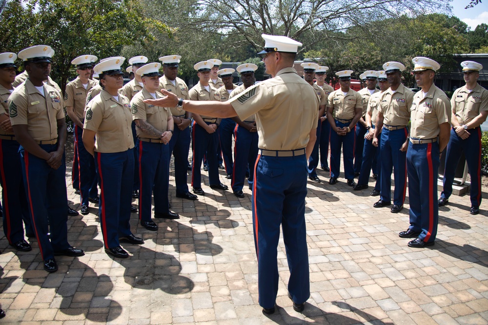 SMMC Ruiz visits Atlanta Marines