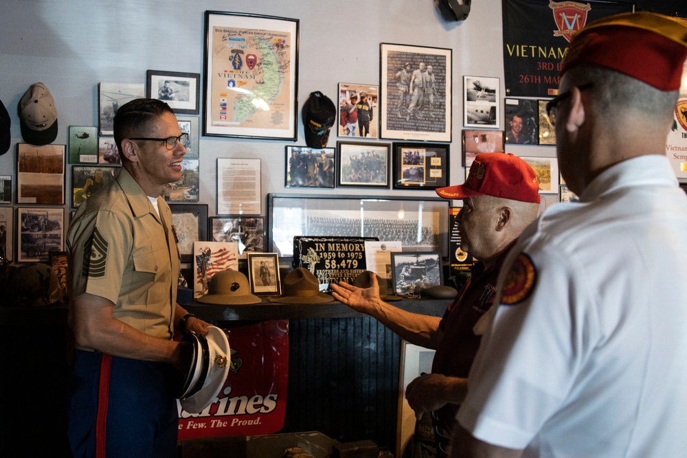 SMMC Ruiz visits Atlanta Marines