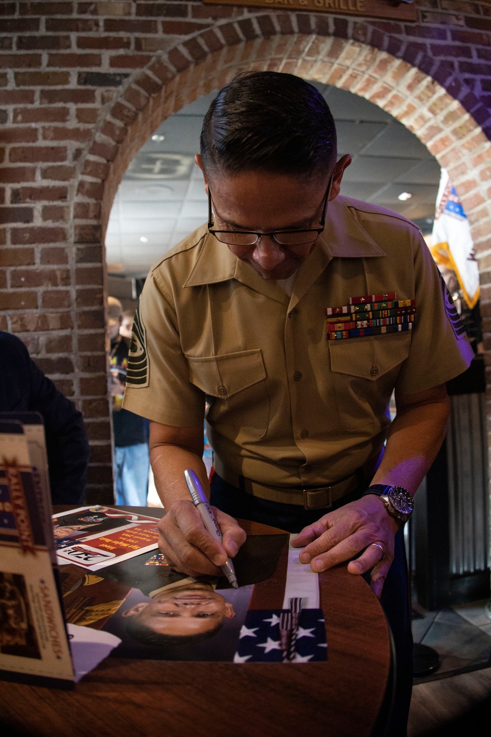 SMMC Ruiz visits Atlanta Marines