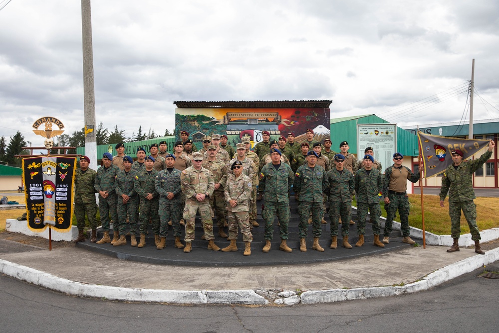 Kentucky National Guard State Partnership Program conducts joint air assault planning training exercise with Ecuadorian 9th Special Forces Brigade