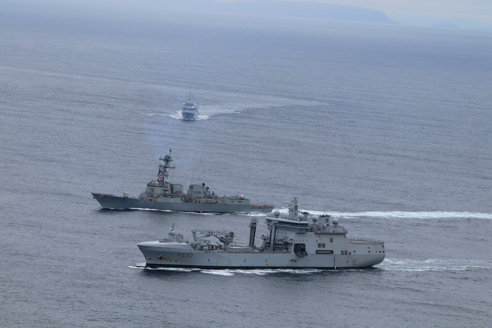 Destroyer Squadron Two Sails with Royal Norwegian Navy in the Norwegian Sea