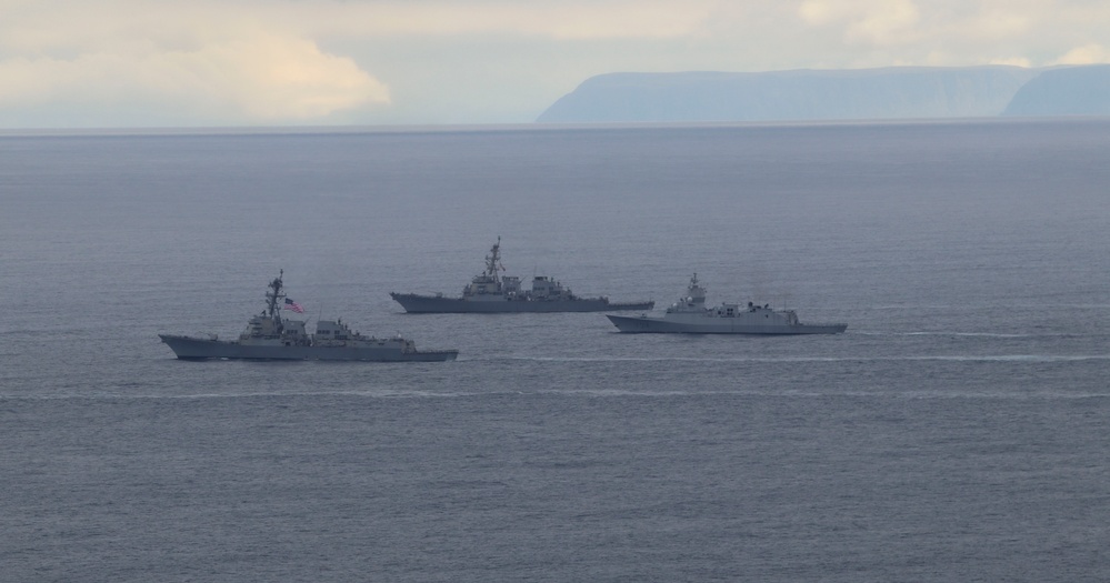 Destroyer Squadron Two Sails with Royal Norwegian Navy in the Norwegian Sea