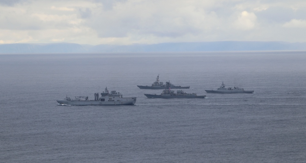 Destroyer Squadron Two Sails with Royal Norwegian Navy in the Norwegian Sea