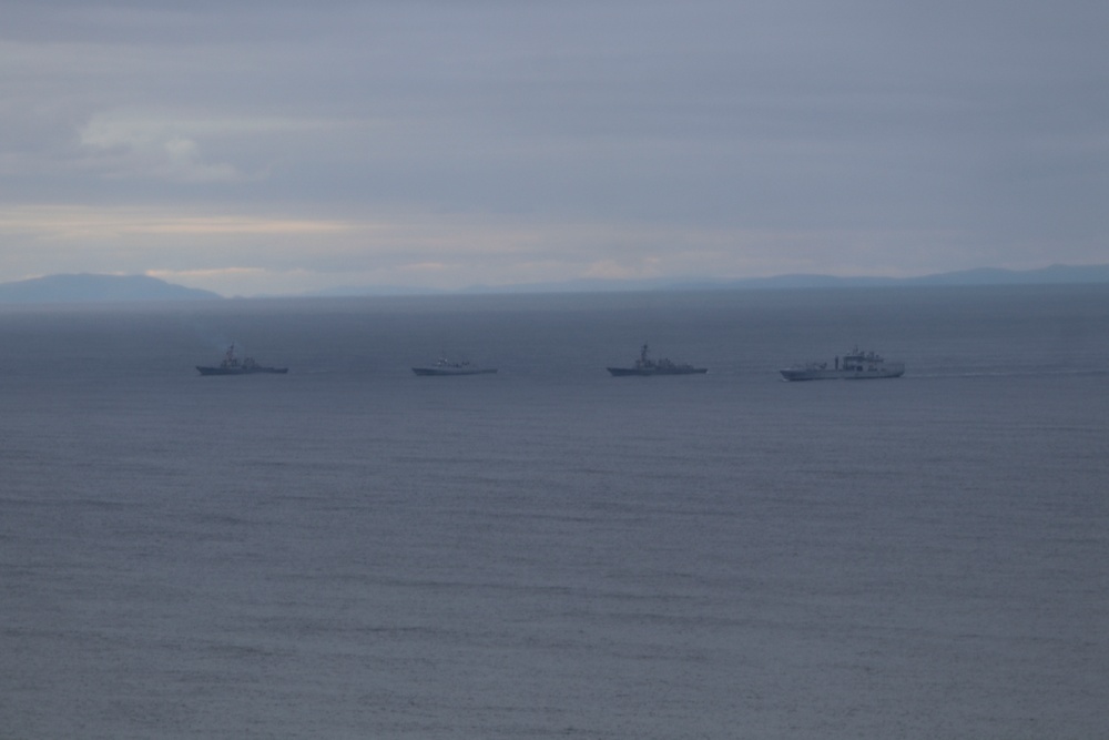 Destroyer Squadron Two Sails with Royal Norwegian Navy in the Norwegian Sea