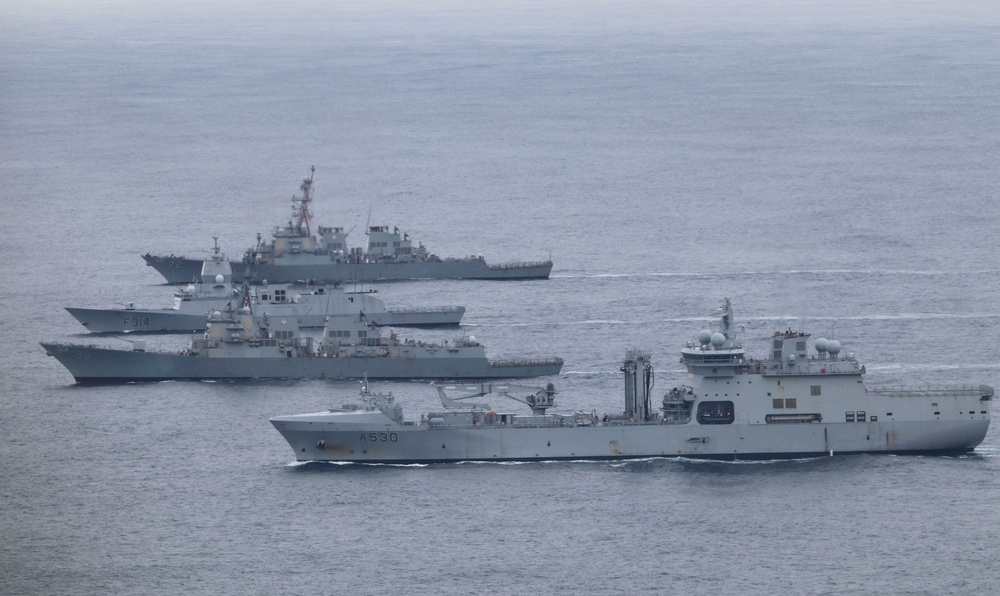 Destroyer Squadron Two Sails with Royal Norwegian Navy in the Norwegian Sea