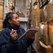 USS Gerald R. Ford (CVN 78) Sailor Conducts Inventory