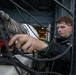 USS Gerald R. Ford (CVN 78) Sailor Tests Jet Engine