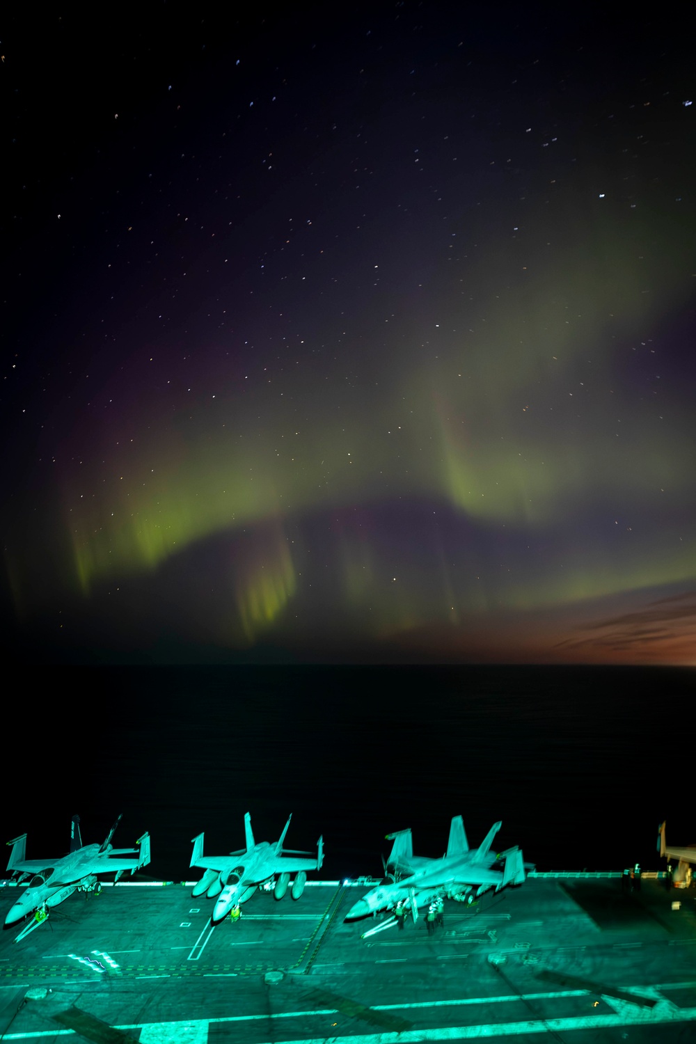 USS Gerald R. Ford (CVN 78) Sails the in the Arctic Circle