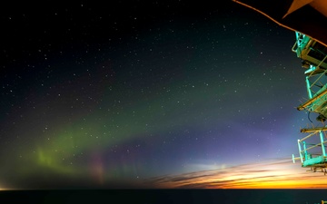 USS Gerald R. Ford (CVN 78) Sails in the Arctic Circle