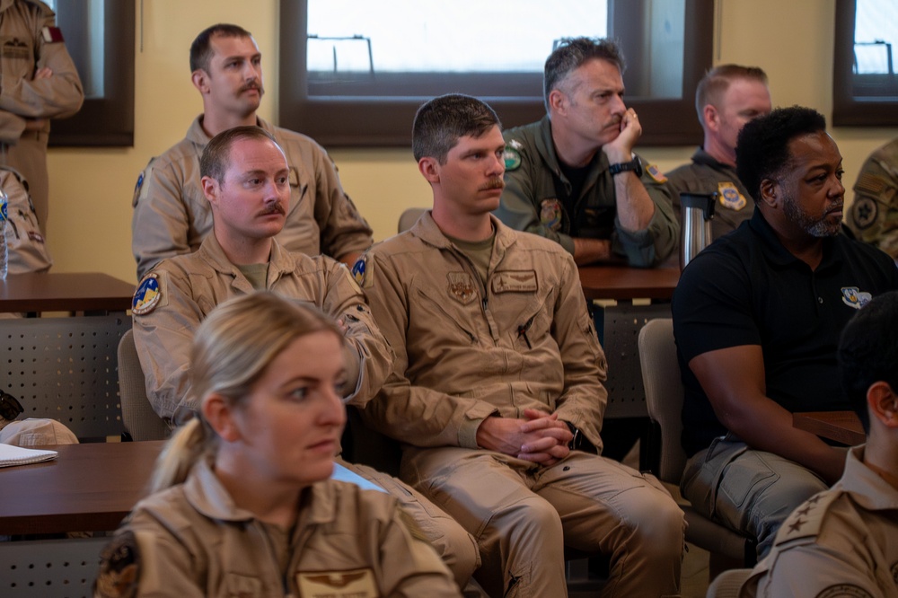 USAF and partner nation service members attend BRIGHT STAR 25 lecture series