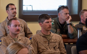 USAF and partner nation service members attend BRIGHT STAR 25 lecture series