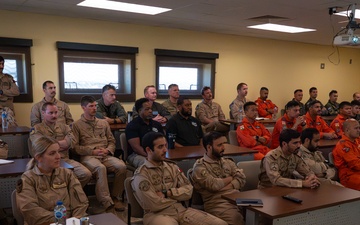 USAF and partner nation service members attend BRIGHT STAR 25 lecture series