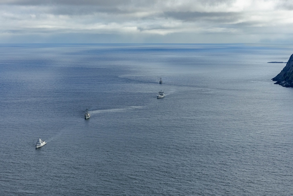 Destroyer Squadron Two Operates with Royal Norwegian Navy in North Cape Fjord