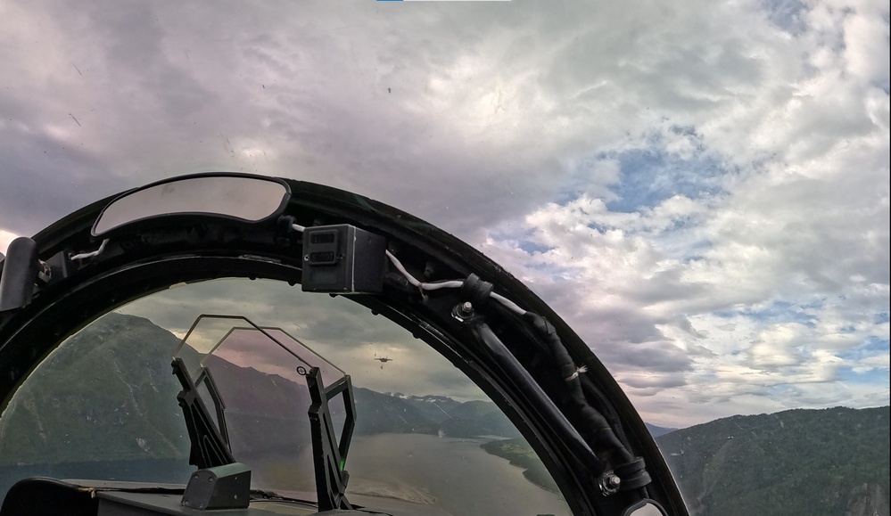 Carrier Air Wing 8 Aircraft Conduct Flight Operations with Royal Norwegian Air Force